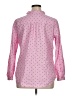 Talbots 100% Cotton Polka Dots Pink Long Sleeve Blouse Size 0X - photo 2