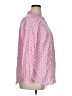 Talbots 100% Cotton Polka Dots Pink Long Sleeve Blouse Size 0X - photo 4
