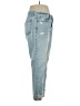 FRAME 100% Cotton Solid Blue Jeans Size 33 waist - photo 4