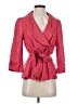 Classiques Entier 100% Silk Solid Pink Silk Blazer Size S - photo 1
