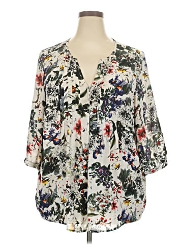 dalia 3/4 Sleeve Blouse (view 1)