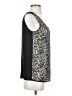 Ann Taylor 100% Polyester Gray Sleeveless Top Size S - photo 4
