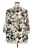 dalia 100% Polyester Floral Ivory 3/4 Sleeve Blouse Size 2X - photo 2