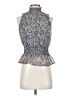 Japna 100% Polyester Blue Sleeveless Blouse Size S - photo 1