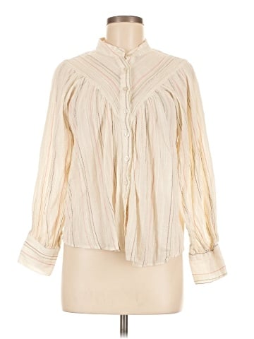 Olivaceous Long Sleeve Blouse (view 1)