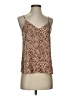 A New Day 100% Polyester Brown Tank Top Size XS - photo 1