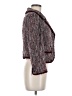 Eccoci Tweed Burgundy Blazer Size 6 - photo 4