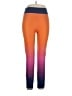 Lily by Firmiana Color Block Orange Active Pants Size XL - photo 1