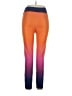 Lily by Firmiana Color Block Orange Active Pants Size XL - photo 2
