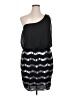 Ruby Rox Graphic Black Cocktail Dress Size 1X - photo 1