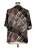 Calvin Klein 100% Polyester Color Block Brown Short Sleeve Blouse Size 1X - photo 2