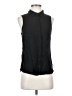 Splendid 100% Rayon Black Sleeveless Button-Down Shirt Size S - photo 1