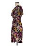 Elle Floral Purple Casual Dress Size XS - photo 5