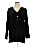 Denim & Co Black Long Sleeve Blouse Size L - photo 1