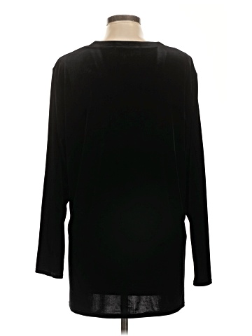 Denim & Co Long Sleeve Blouse (view 2)