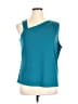 Worthington Teal Sleeveless Blouse Size XL - photo 1