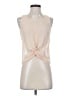 Chloe K 100% Polyester Ivory Sleeveless T-Shirt Size S - photo 1