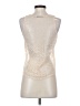Chloe K 100% Polyester Ivory Sleeveless T-Shirt Size S - photo 2