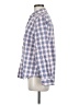 Gap 100% Cotton Plaid Blue Long Sleeve Button-Down Shirt Size M - photo 5