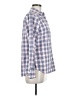 Gap 100% Cotton Plaid Blue Long Sleeve Button-Down Shirt Size M - photo 4