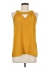 Speed Limit MPH 100% Polyester Yellow Sleeveless Blouse Size M (estimated) - photo 1