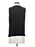 Ann Taylor 100% Polyester Silver Sleeveless Blouse Size 4 - photo 2
