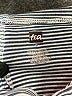 Tea 100% Cotton Stripes Blue Leggings Size 6 - photo 3