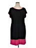 MSK Color Block Black Casual Dress Size 1X - photo 1