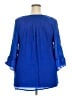 Avenue Blue 3/4 Sleeve Blouse Size 22 - 24 Plus - photo 2
