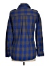 Gap Outlet 100% Cotton Plaid Blue Long Sleeve Button-Down Shirt Size M - photo 2