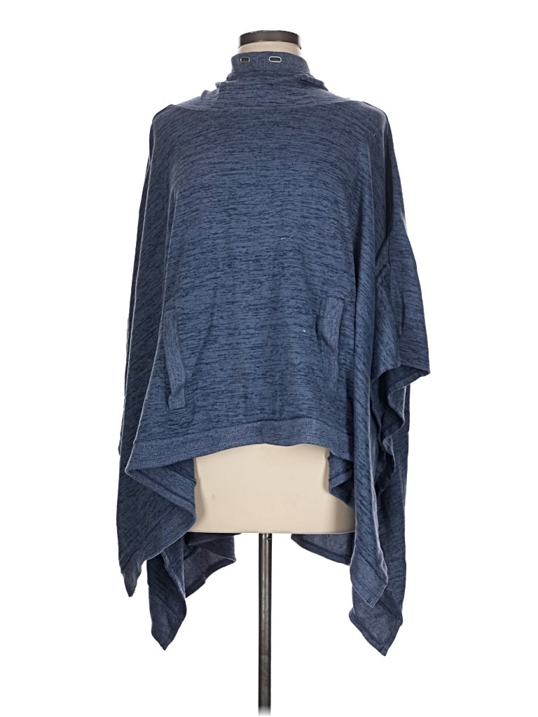 Pre-owned Athleta Poncho In Blue