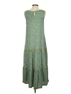 green emerald velvet dress Dress Casual Midi By J. Jill In Green & Orange, Size:M main image 0