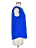 Monteau Blue Sleeveless Blouse Size M - photo 4