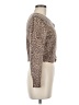 Classiques Entier Animal Print Brown Wool Cardigan Size M - photo 4