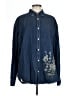 Gap 100% Cotton Blue Long Sleeve Button-Down Shirt Size L - photo 1