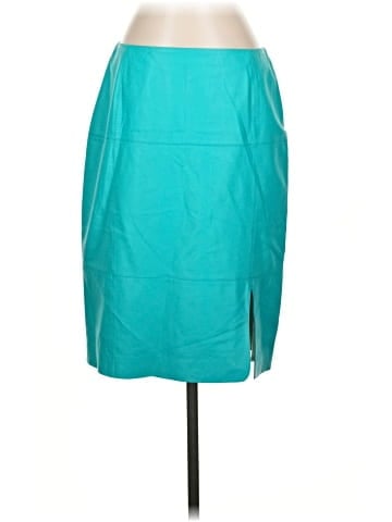 Lafayette 148 New York Leather Skirt (view 1)