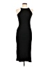 MNG Solid Black Cocktail Dress Size 6 - photo 1