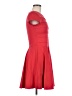 Parker Solid Red Cocktail Dress Size M - photo 4