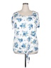 Mystree Blue Short Sleeve Blouse Size 2X - photo 1