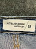 Just Black Blue Jeans Size 25 waist - photo 7