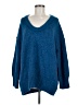 Free People Blue Pullover Sweater Size M - photo 1