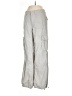 S.O.N.G. 100% Cotton Gray Ivory Cargo Pants Size 1 - photo 1