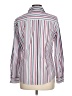 Foxcroft Stripes Ivory Long Sleeve Blouse Size 10 - photo 2