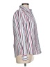 Foxcroft Stripes Ivory Long Sleeve Blouse Size 10 - photo 4