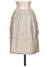 Maison d' Amelie Solid Tan Casual Skirt Size XS - photo 2