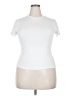 Scoop White Short Sleeve Turtleneck Size XXL - photo 1