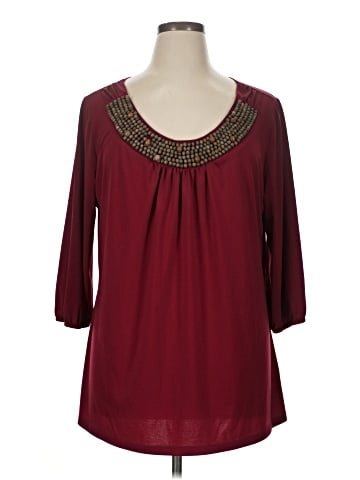 Tempted 3/4 Sleeve Blouse (view 1)