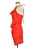 Glam Orange Cocktail Dress Size M - photo 5