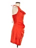 Glam Orange Cocktail Dress Size M - photo 4