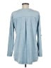 Soft Surroundings Blue Long Sleeve Top Size M - photo 2
